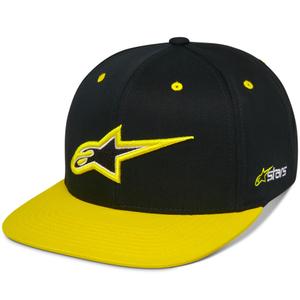 Šiltovka Alpinestars Thickness Snapback čierno-fluo žltá