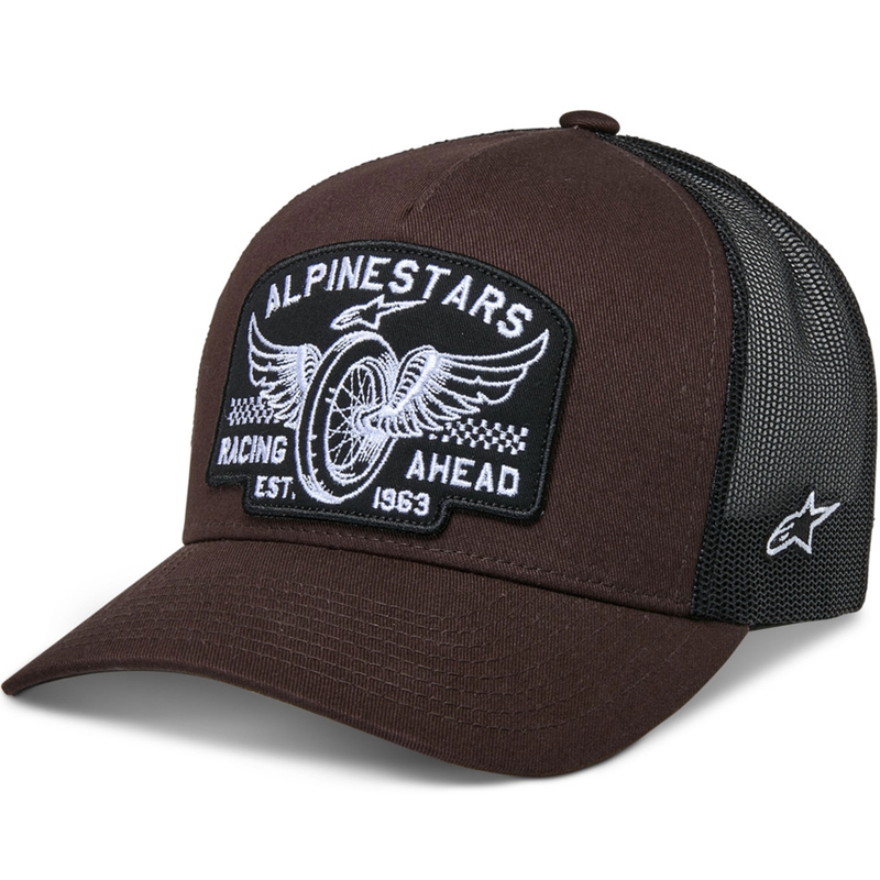 Šiltovka Alpinestars Heritage Patch hnedo-čierna