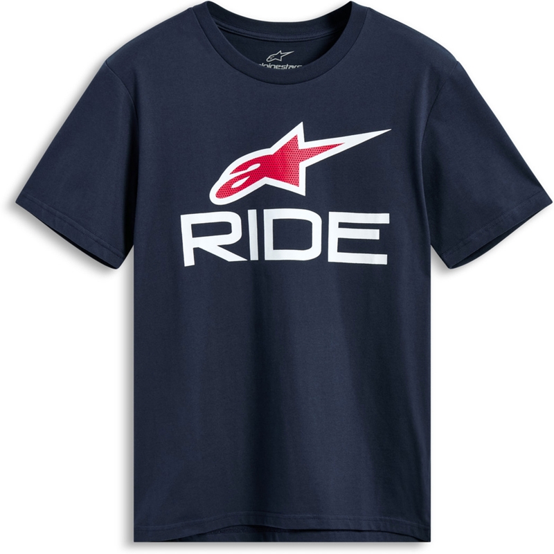 Tričko Alpinestars Ride 4.0 CSF modro-bielo-červené