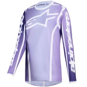 Dámsky motokrosový dres Alpinestars Stella Fluid Apex fialovo-biely