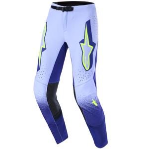 Motokrosové nohavice Alpinestars Supertech Scenz fialovo-fluo žltý