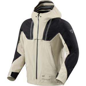 Bunda na motorku Revit Component 3 H2O čierno-piesková