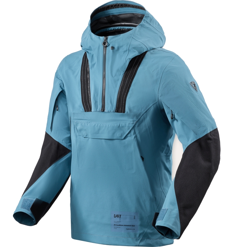 Bunda na motorku Revit Blackwater 3 H2O modro-čierna