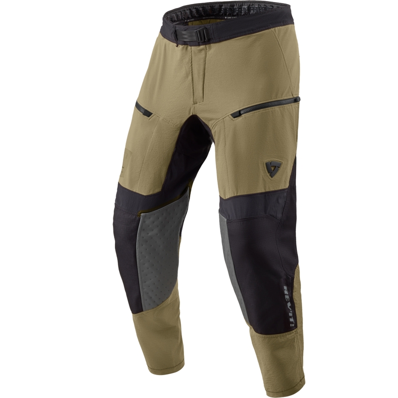 Skrátené nohavice na motorku Revit Peninsula 2 zeleno-čierne