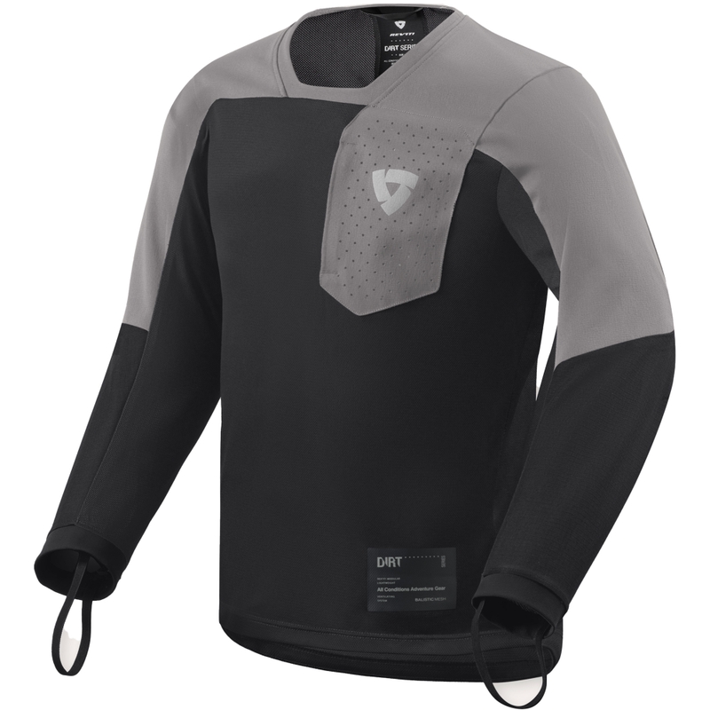 Motokrosový dres Revit Sierra 2 čierno-sivý