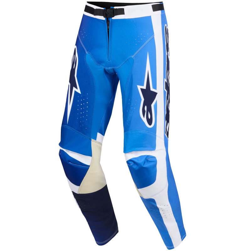 Motokrosové nohavice Alpinestars Racer Air Portl modro-biele