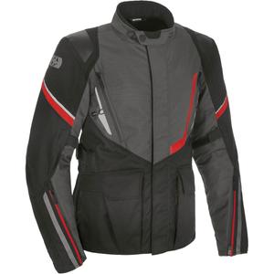 Bunda na motorku Oxford Montreal 4.0 Dry2Dry™ čierno-šedo-červená
