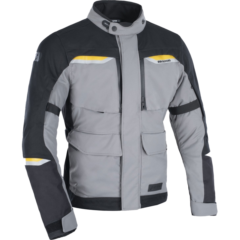 Bunda na motorku Oxford Advanced Mondial 2.0 Dry2Dry™ čierno-šedá