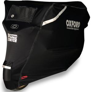 Plachta na motorku Oxford Protex Stretch Outdoor s klimatickou membránou čierna