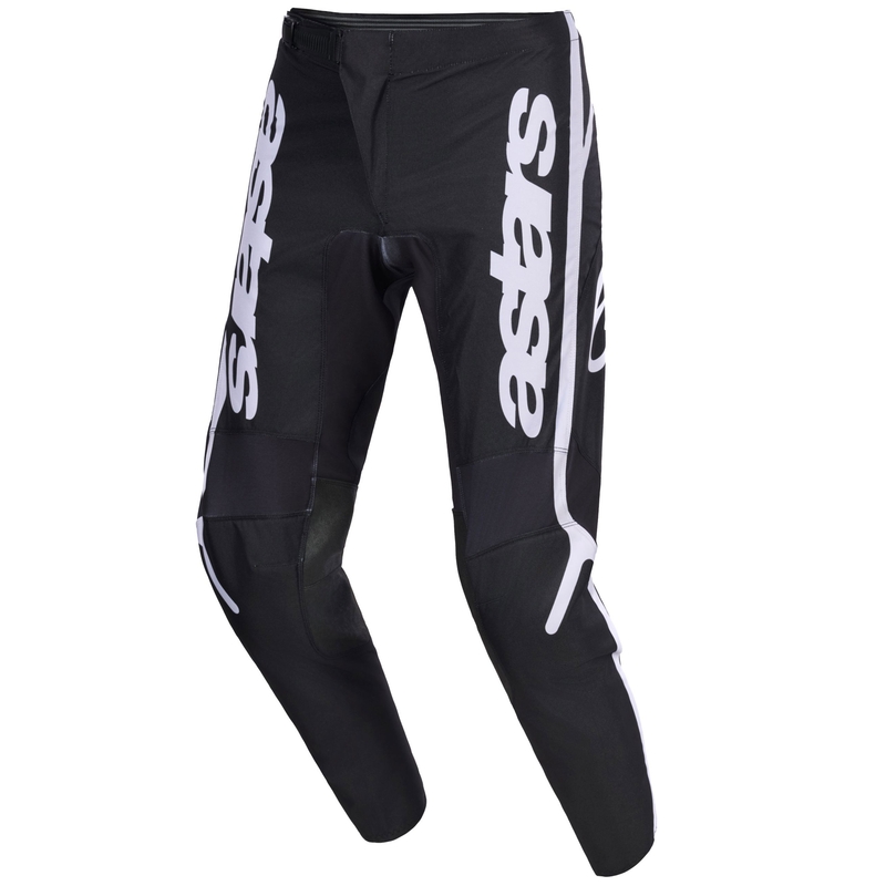 Detské motokrosové nohavice Alpinestars Fluid Apex čierno-šedé