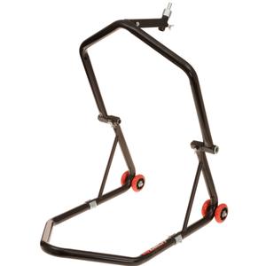 Stojan na motorku Q-TECH predný - do okuliarov/zadný čierny