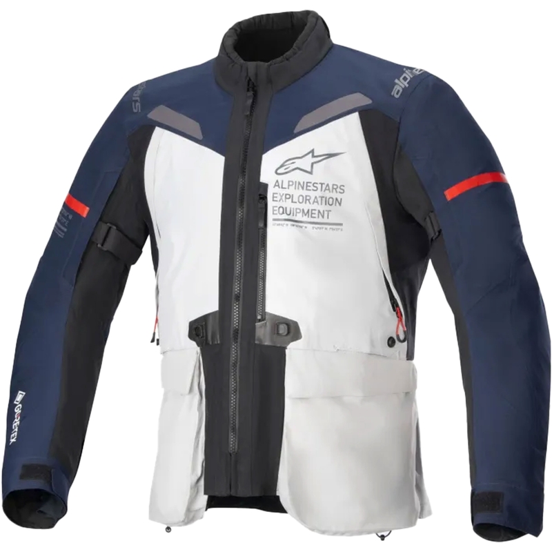 Bunda Alpinestars ST-7 Gore-Tex svetlo šedo-modro-čierna