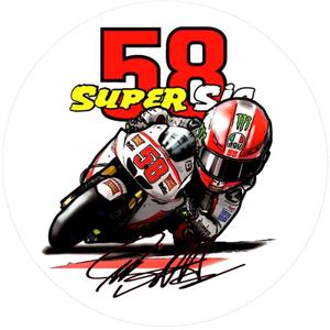 Nálepka Marco Simoncelli ART
