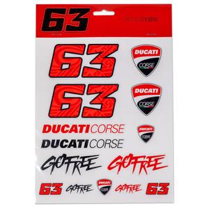 Súprava nálepiek Francesco Bagnaia