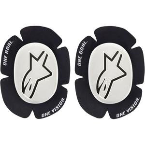 Kolenné slidery Alpinestars GP Sport EVO bielo-čierne