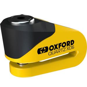 Zámok kotúčovej brzdy Oxford Quartz XD6 žlto-čierny