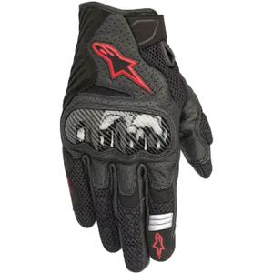 Rukavice na motorku Alpinestars SMX-1 AIR 2 čierno-fluo červené