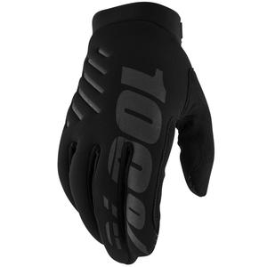 Motokrosové rukavice 100% - USA BRISKER čierne