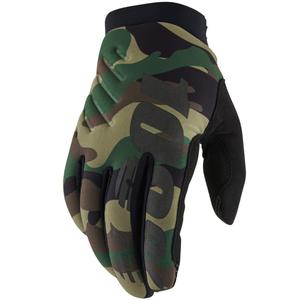 Motokrosové rukavice 100% - USA BRISKER čierno-camo