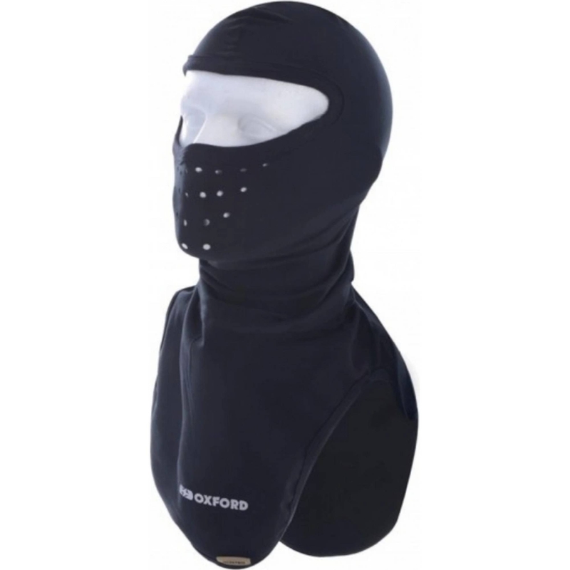 Kukla na motorku Oxford Balaclava Deluxe Micro Fleece čierna