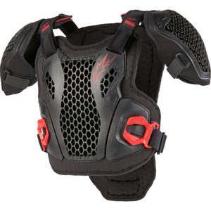 Detský chránič tela Alpinestars Bionic Action Youth Chest čierno-červený