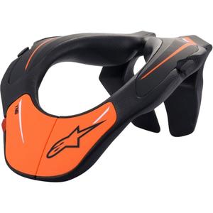 Detský chránič krku Alpinestars Neck Support Youth čierno-oranžový