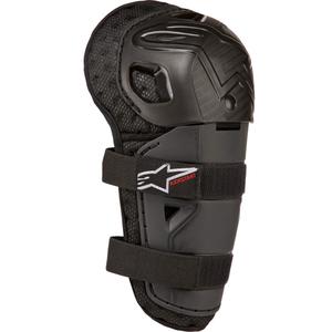 Detské chrániče kolien Alpinestars Bionic Kickstart čierno-červené