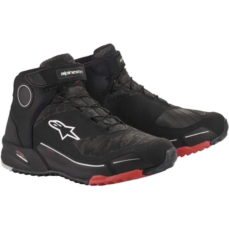 Topánky na motorku Alpinestars CR-X Drystar čierno maskáčovo-červené