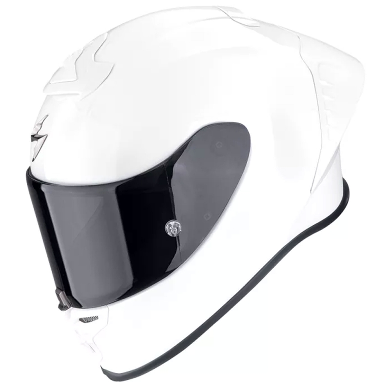 Integrálna helma na motorku Scorpion EXO-R1 EVO II AIR perleťovo biela