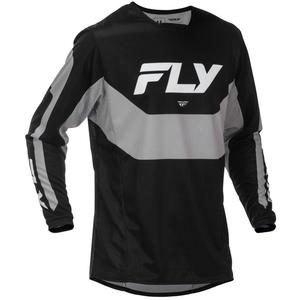 Motokrosový dres FLY Racing Kinetic USA čierno-sivý