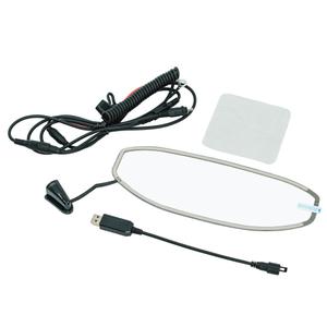 Elektricky vyhrievané plexi pre helmy na motorku LS2 číre