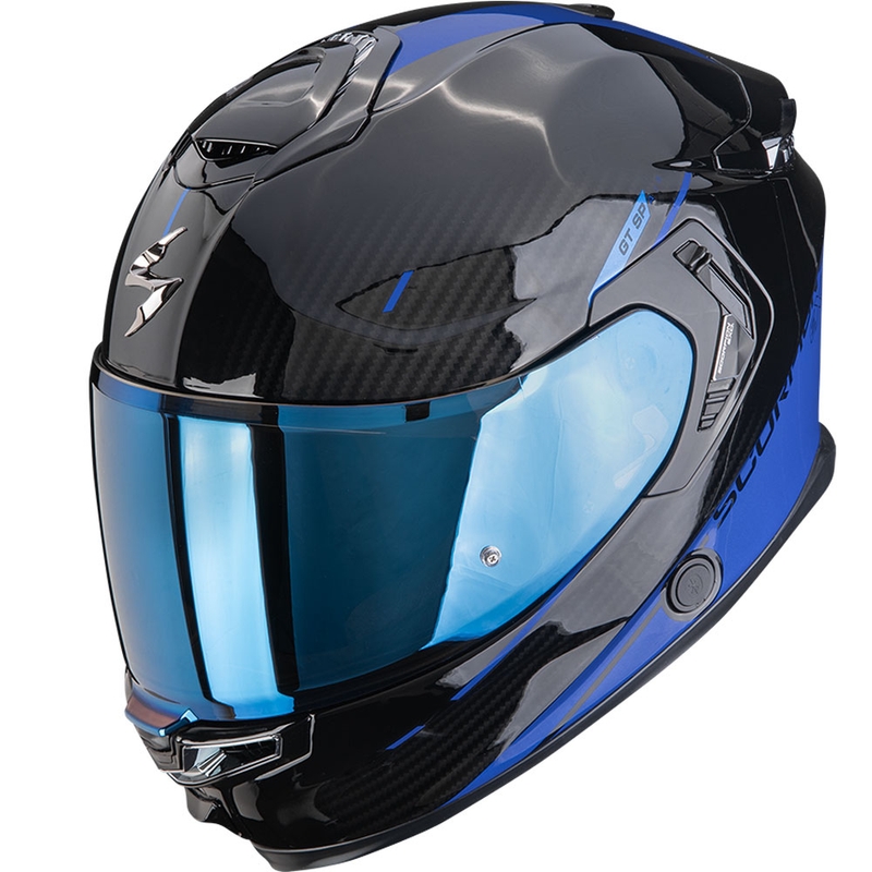 Integrálna prilba na motorku Scorpion EXO-GT SP Air Asphalt čierno-modrá