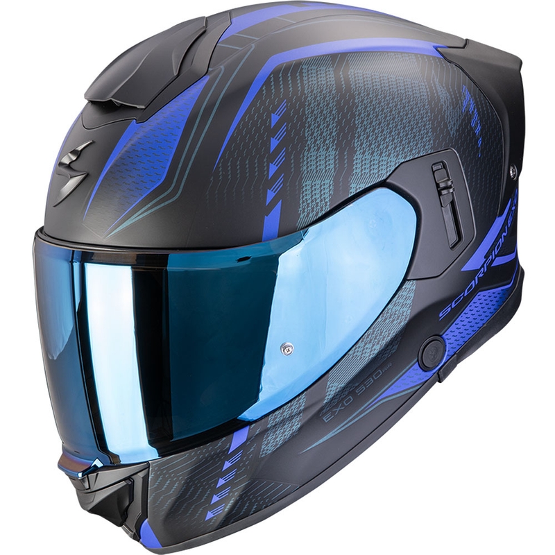 Integrálna helma na motorku Scorpion EXO-530 Air Theras matná čierno-modrá