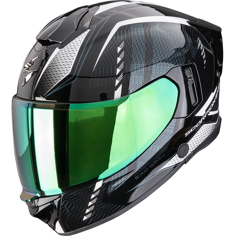 Integrálna helma na motorku Scorpion EXO-530 Air Theras čierna-perleťovo-biela