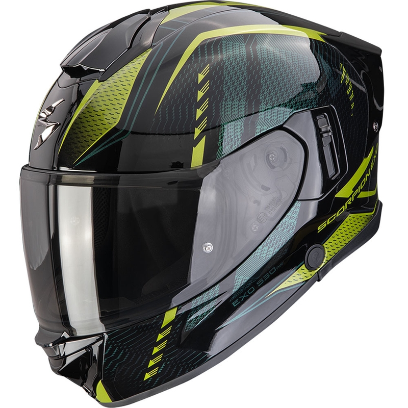 Integrálna helma na motorku Scorpion EXO-530 Air Theras čierno-zelená
