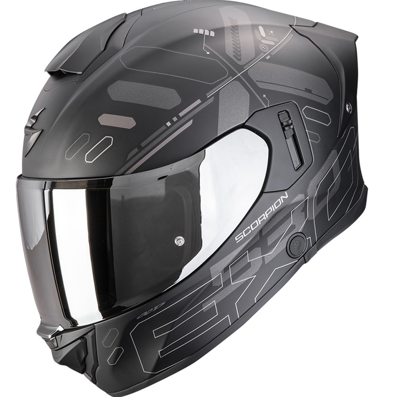 Integrálna helma na motorku Scorpion EXO-530 Air Fond čierno-strieborná