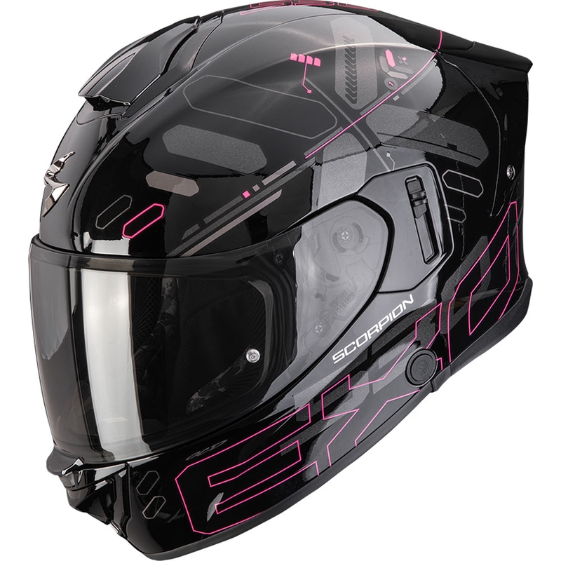 Integrálna helma na motorku Scorpion EXO-530 Air Fond čierno-ružová