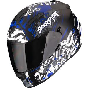Integrálna helma na motorku Scorpion EXO-491 Spector matná čierno-modrá