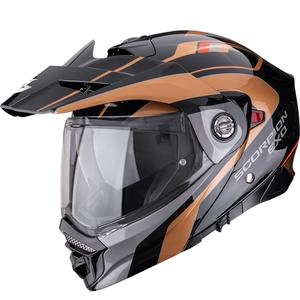 Enduro helma na motorku Scorpion ADX-2 Kamps čierno-medená