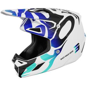 Motokrosová prilba Shot Speed ​​Ghost lesklá modrá
