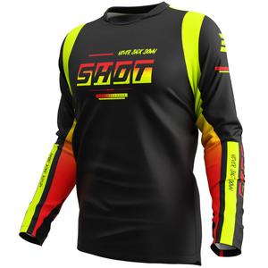 Motokrosový dres Shot Devo Block fluo žltý