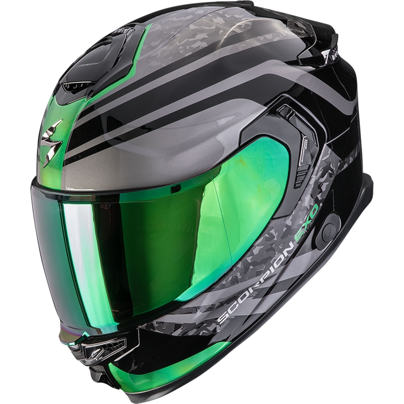 Integrálna prilba na motorku Scorpion EXO-GT SP Air Arten čierno-zelená