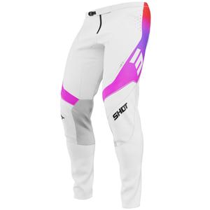 Motokrosové nohavice Shot Contact Ionyx biele