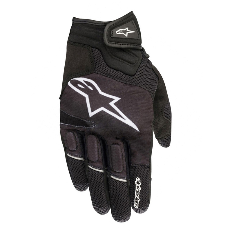 Rukavice na motocykel Alpinestars Atom čierno-biele