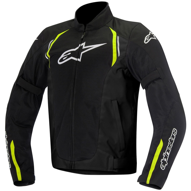 Bunda na motocykel Alpinestars AST Air čierno-fluo žltá