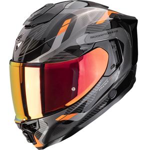 Integrálna helma na motorku Scorpion EXO-1500 Air Sleek čierno-oranžová