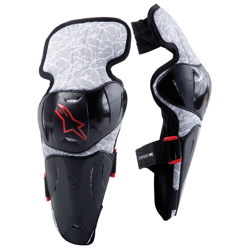 Detské chrániče lakťov Alpinestars Vapor Pro čierno-biele