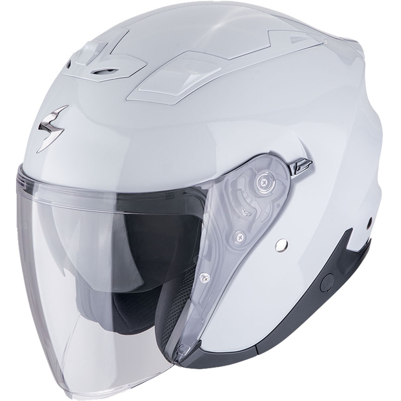 Otvorená helma na motorku Scorpion EXO-Z1 Solid perleťovo biela