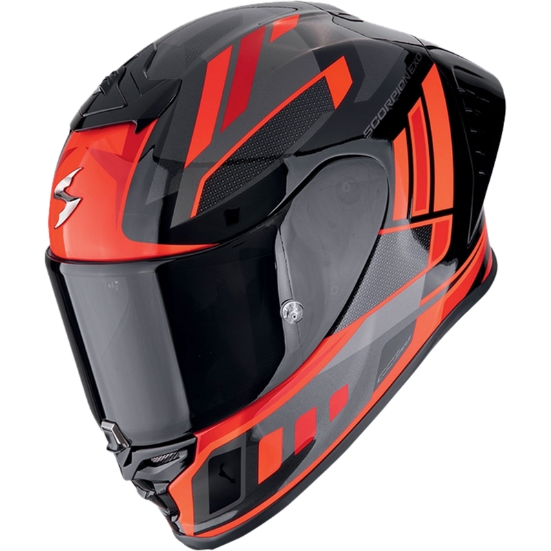 Integrálna prilba na motorku Scorpion EXO-R1 EVO II AIR VITAL čierno-strieborno-červená