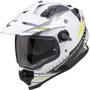 Enduro helma Scorpion ADF-9000 Air Feat bielo-čierno-fluo žltá výpredaj